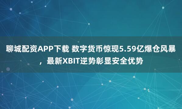 聊城配资APP下载 数字货币惊现5.59亿爆仓风暴，最新XBIT逆势彰显安全优势